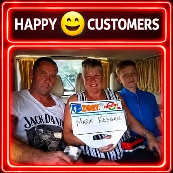 Happy Ziggy Transfer customers