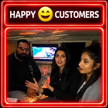 Private airport transfer happy customers