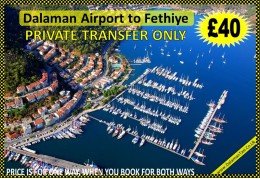 Dalaman Transfer to Fethiye