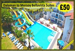 Dalaman Airport Transfer to Mersoy Bellavista Suites içmeler