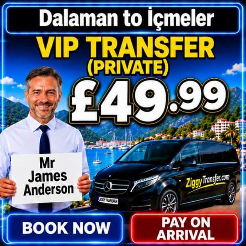 Dalaman Airport Taxi to Labranda Mares Marmaris Hotel private transfer
