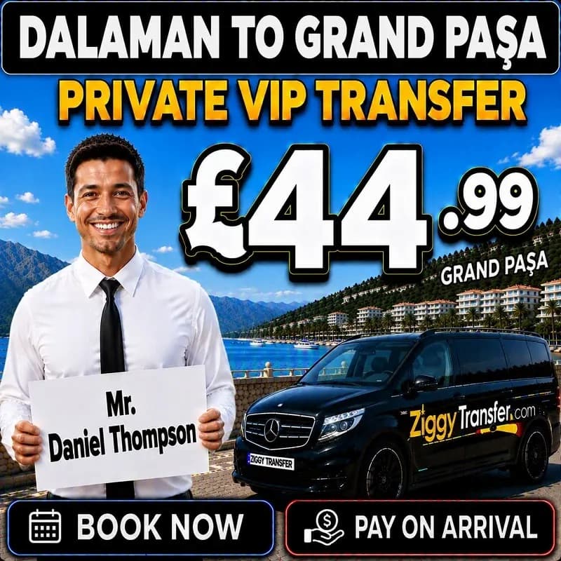 Dalaman taxi to Marmaris Grand Ideal Premium Hotel private transfer