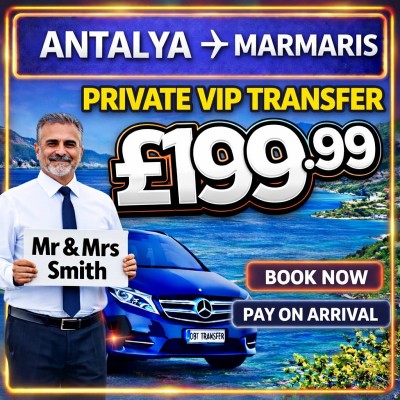 Antalya Airport Taxi to Marmaris