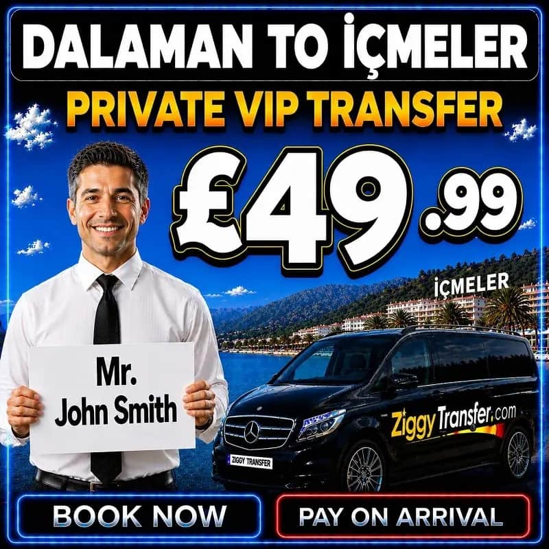 Dalaman Taxi to Faros Premium Beach Hotel Transfer, private transfer service