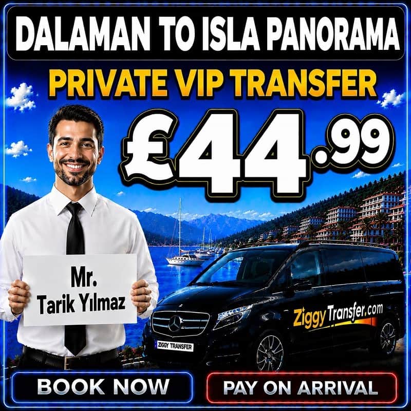 Dalaman Taxi to Isla Panorama Hotel Marmaris private airport transfer